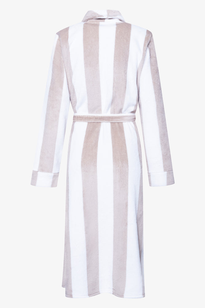 Stripe Gown Cream And Natural (1)