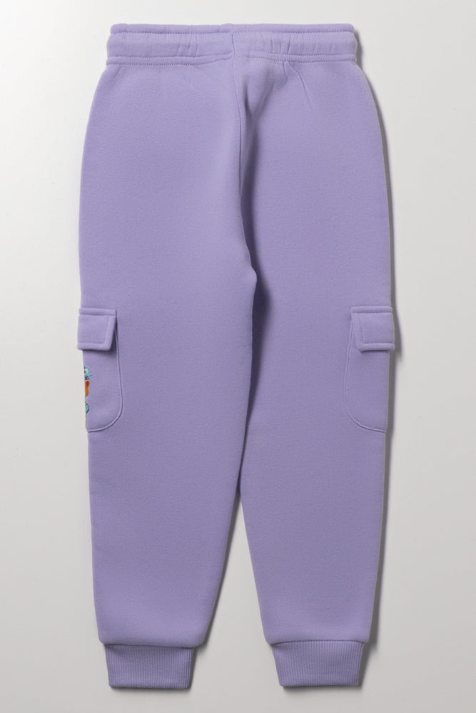 Gabby's Dollhouse Cargo Trackpants Purple (2)