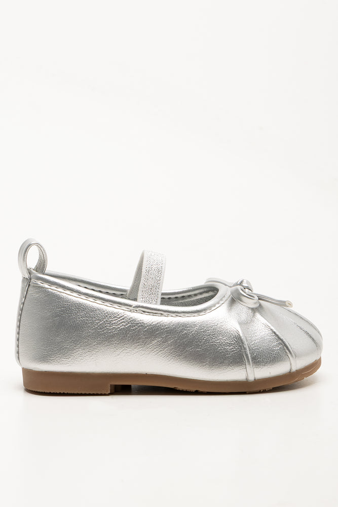 Bow Pumps Silver