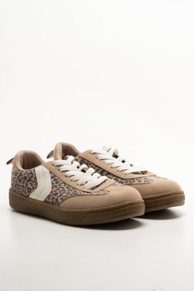 Retro Animal Sneakers Natural