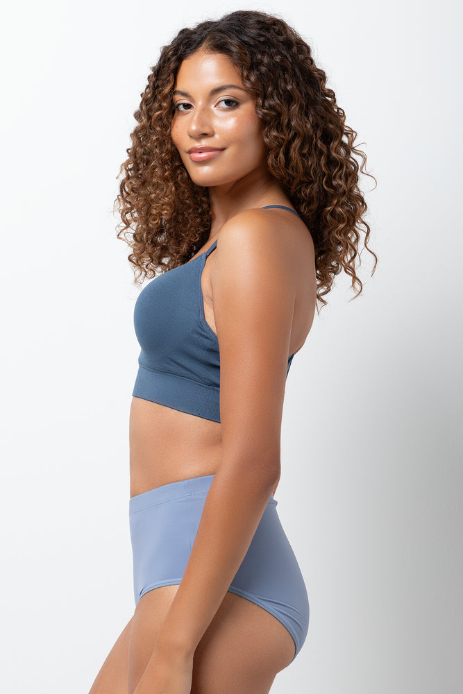 Seamfree Bralette Blue (1)