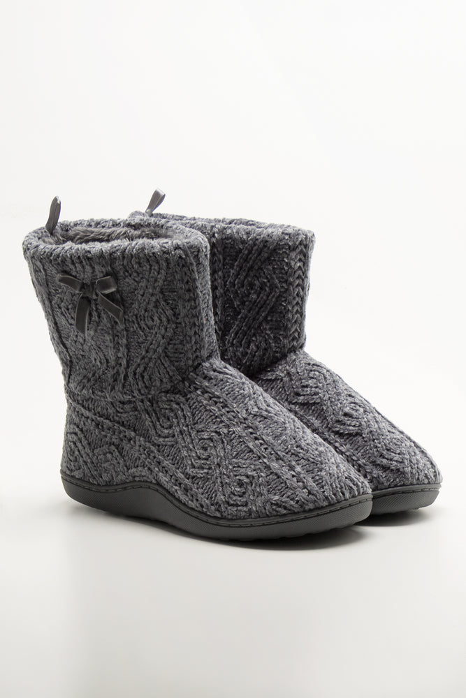 Boot Slippers Grey