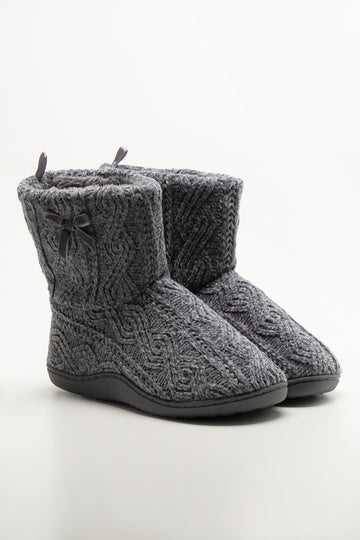 Boot Slippers Grey