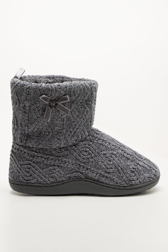 Boot Slippers Grey