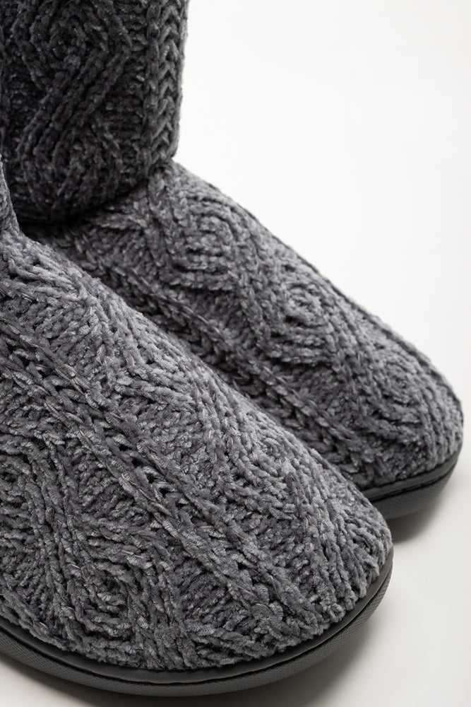 Boot Slippers Grey (2)