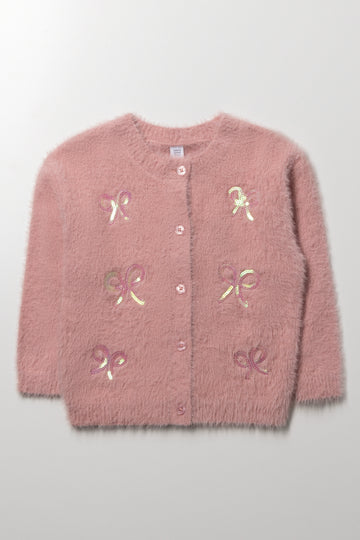 Sequin Cardigan Pink