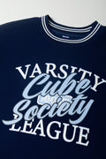 Crew Neck Tracktop Navy (1)