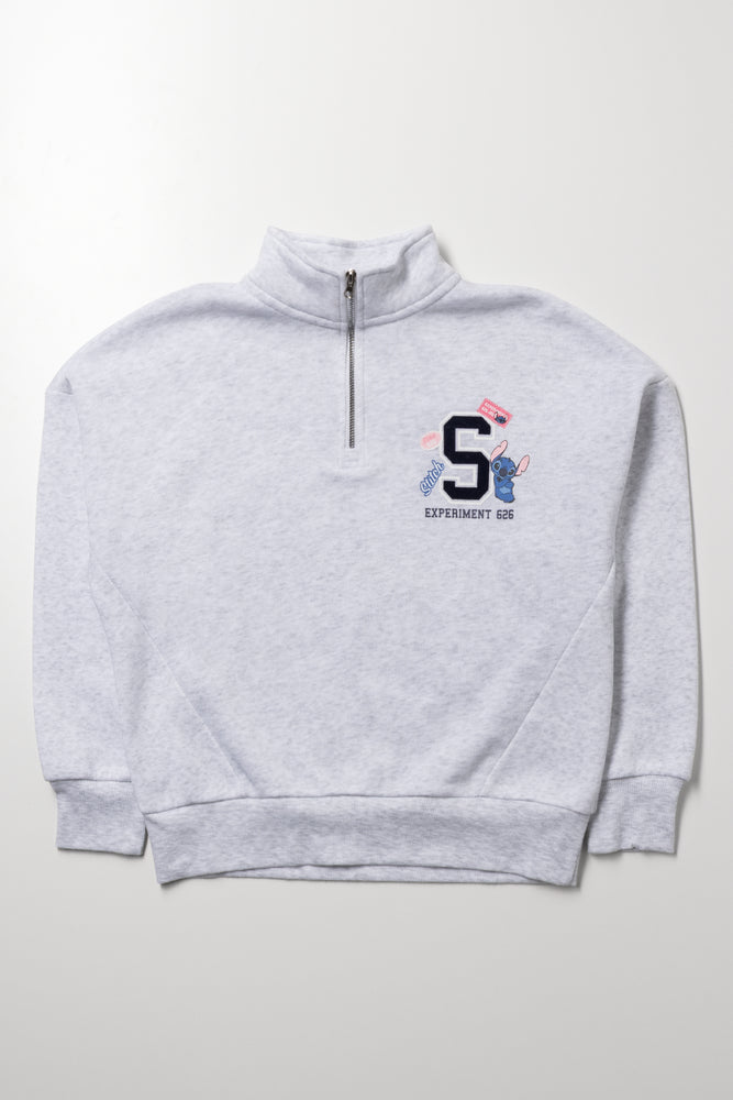 Stitch Quarter Zip Tracktop Grey