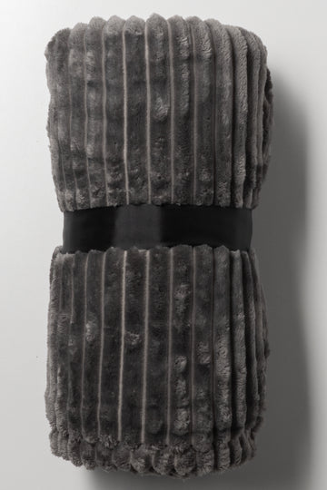 Large Throw Dark Grey