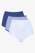 3 Pack Brief Panties Blue (1)