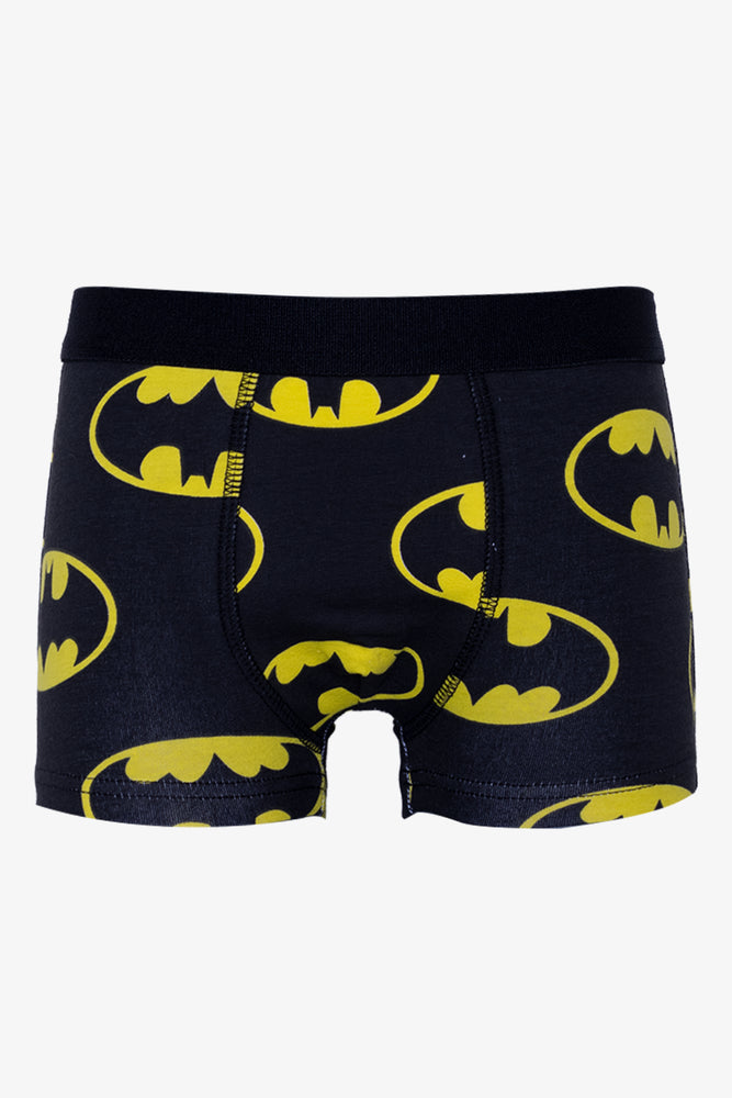 2 Pack Knit Boxers Black And Blue (2)