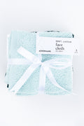 Blue & White 3 Pack Cotton Face Cloth Set