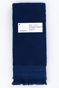 Blue Fringed Guest Towel