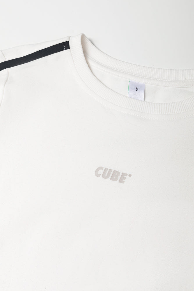 Tape Long Sleeve T-Shirt White
