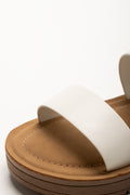 Buckle Comfort Sandals White (2)