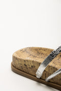 Cork Strappytoe Sandals Silver (3)