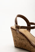 Cork Wedge Brown (3)