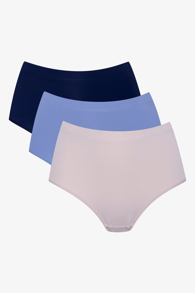 3 Pack Brief Panties Multicolours