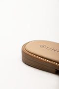 Asymmetrical Diamante Sandals Tan (3)