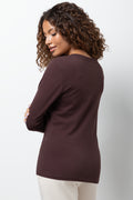 Long Sleeve T-Shirt Brown (2)