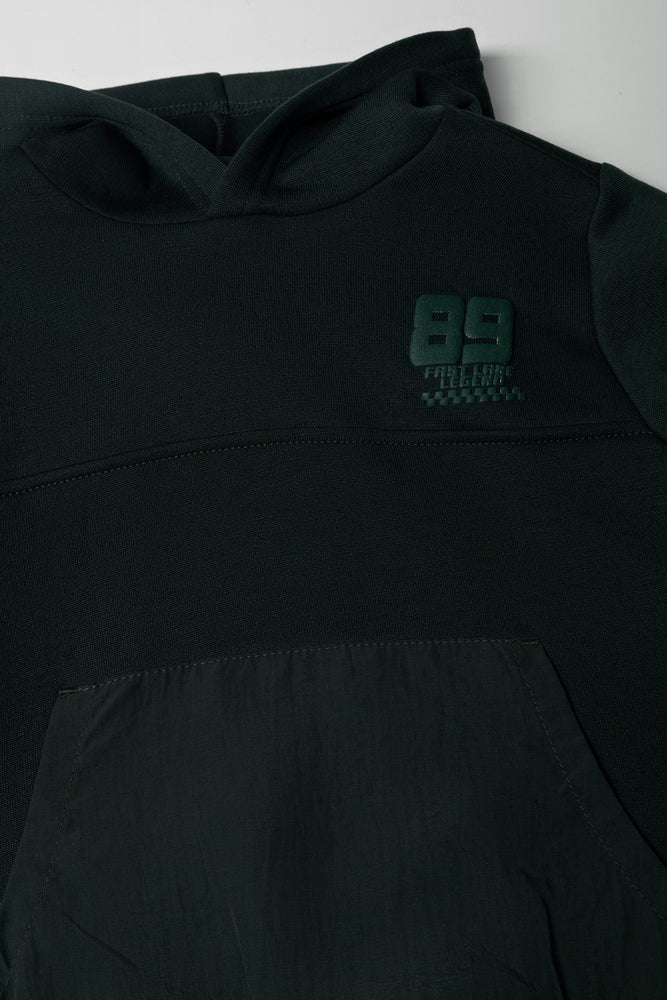 Hoodie With Pocket Green (1)