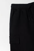 Lined Cargo Pants Black (1)