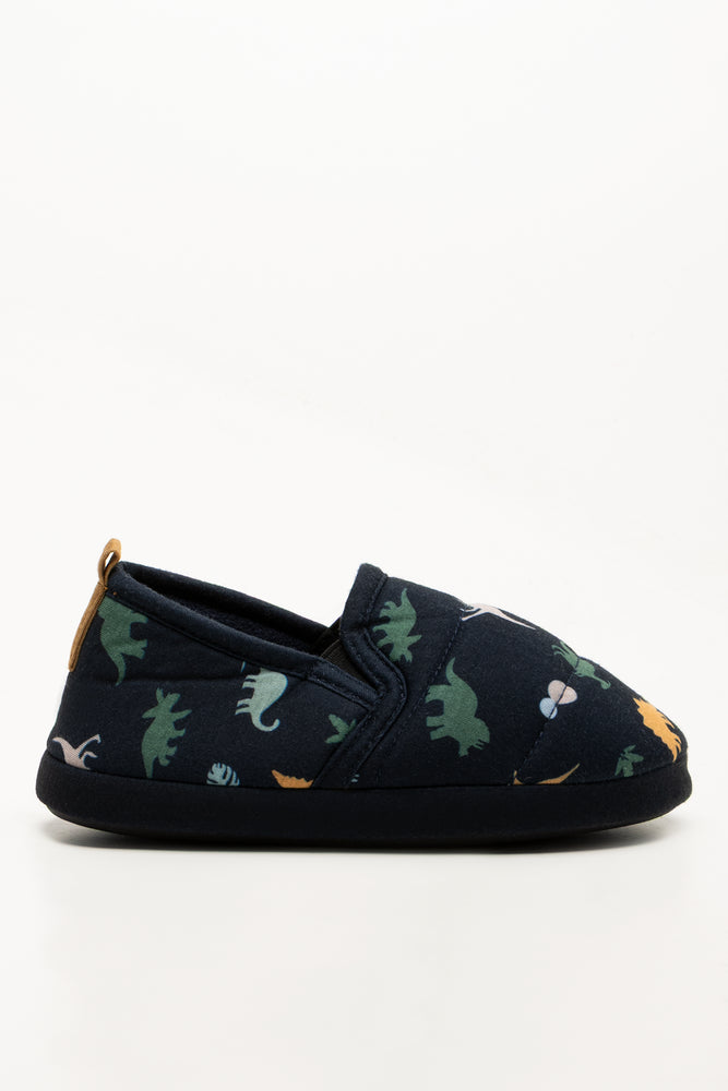 Dino Slippers Navy (1)