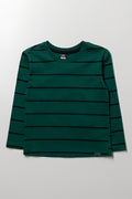 Stripe Long Sleeve T-Shirt Green