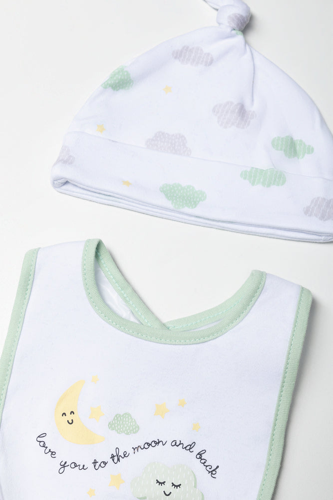 5 Piece Babygrow Set Yellow And Green (3)