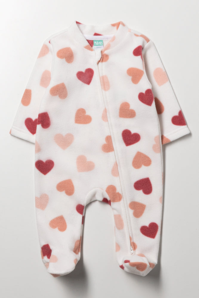 Heart Sleepsuit Cream