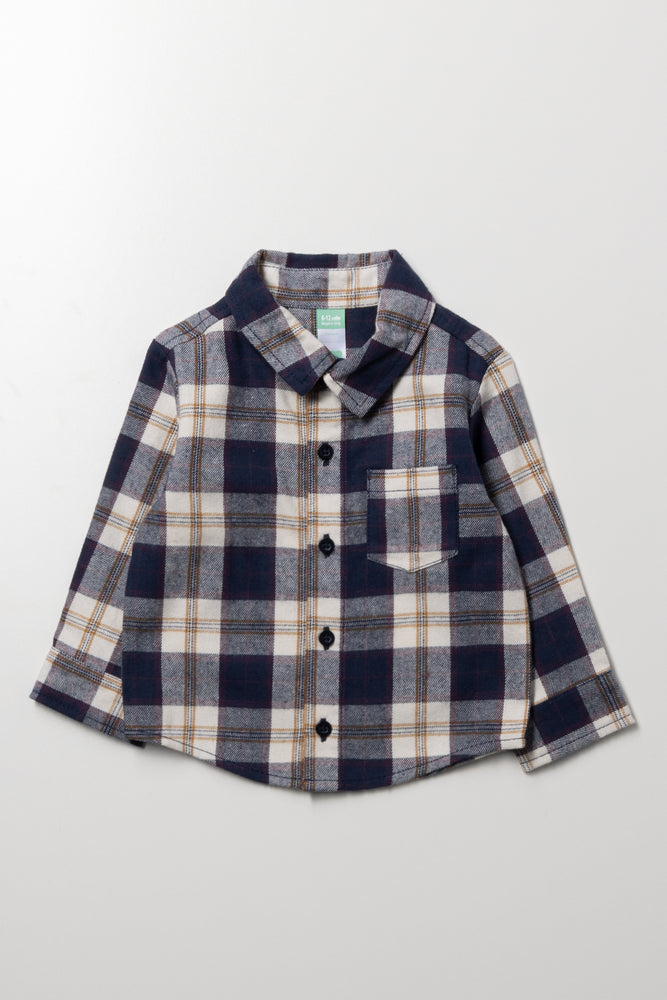 Flannel Shirt Navy