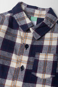 Flannel Shirt Navy (1)