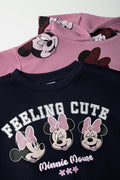 Minnie Mouse 2 Pack Tracktops Pink And Navy (1)
