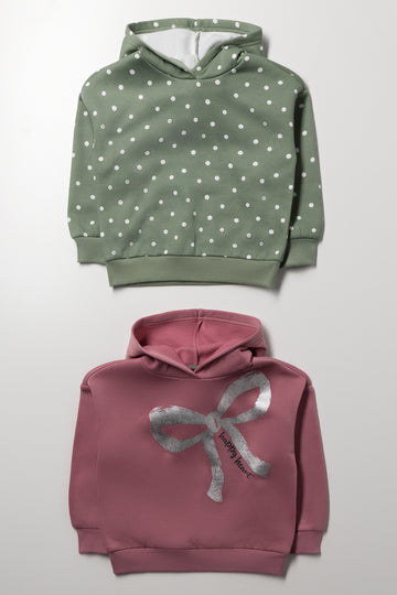 2 Pack Tracktops Green And Purple