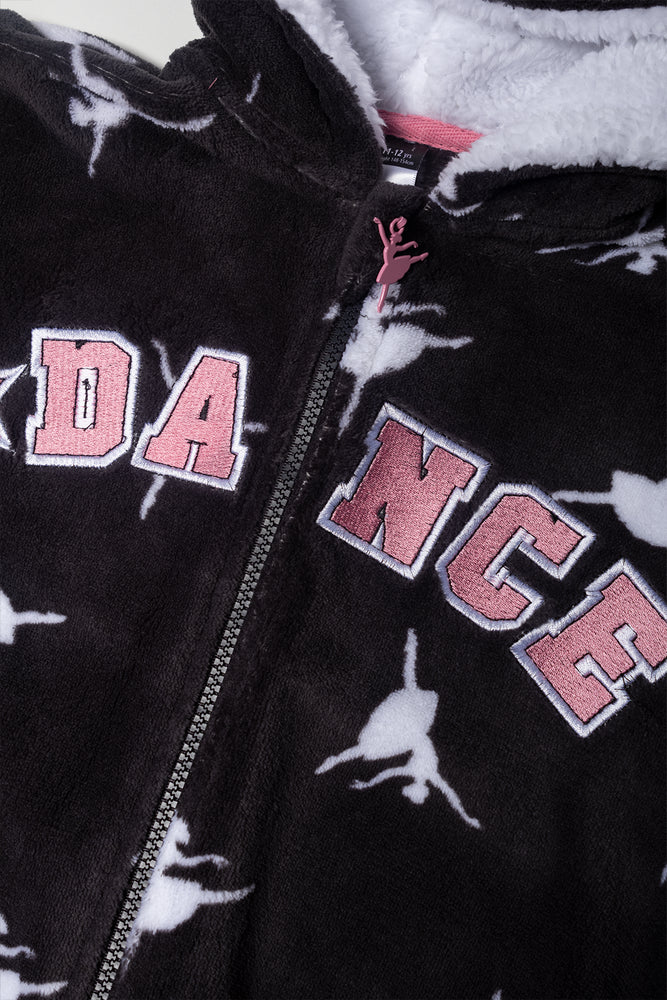 Ballet Onesie Charcoal