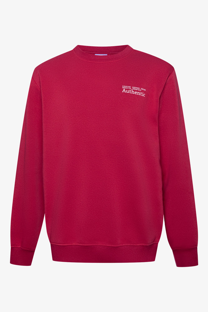 Crew Neck Tracktop Rust