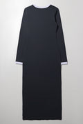 Bodycon Dress With Side Tape Dark Grey (3)