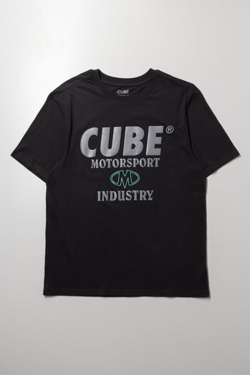 Cube Short Sleeve T-Shirt Dark Grey