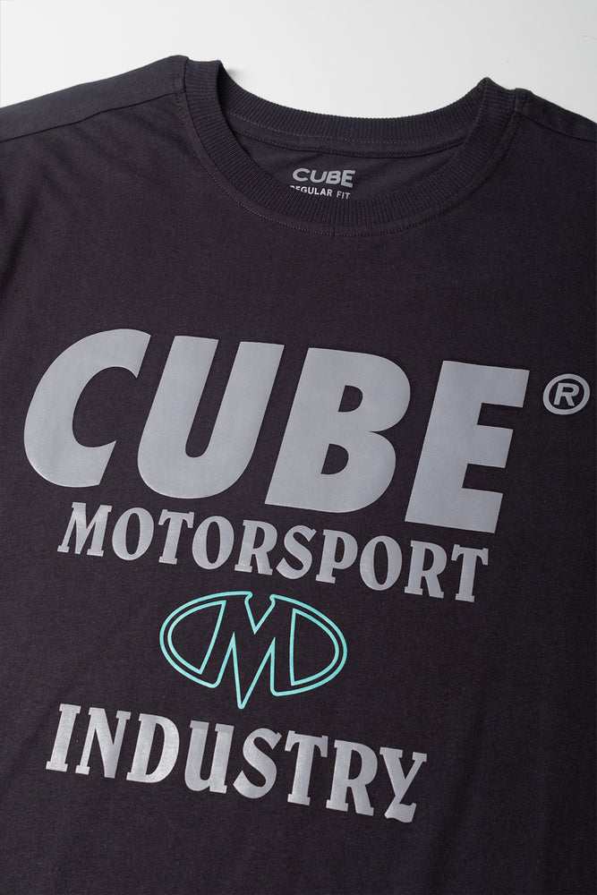 Cube Short Sleeve T-Shirt Dark Grey (1)