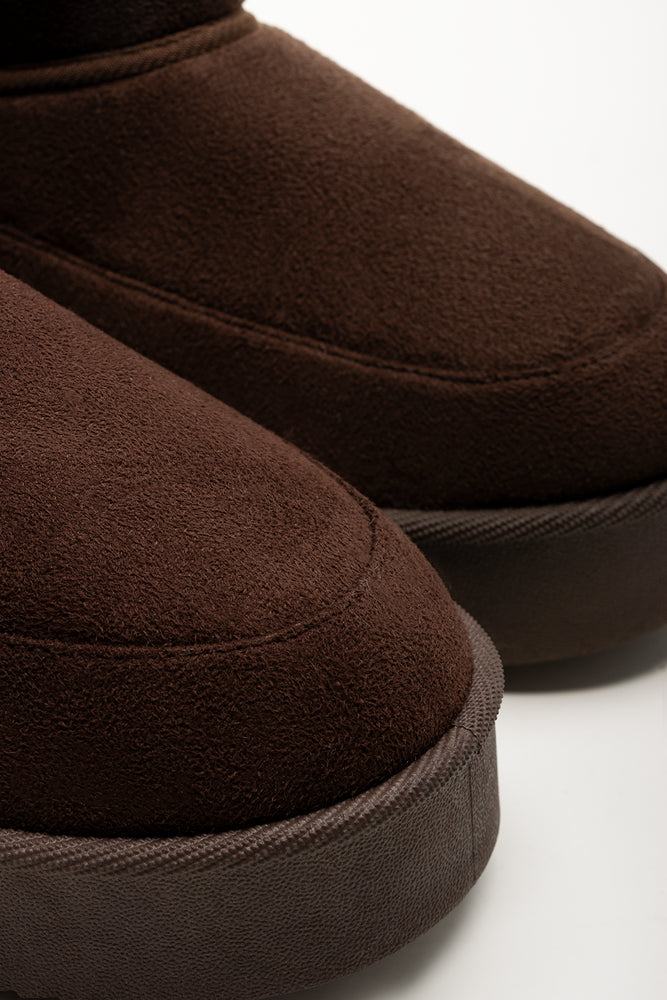 Comfy Ankle Boots Brown (2)