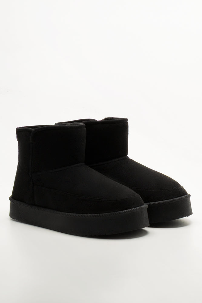 Comfy Ankle Boots Black