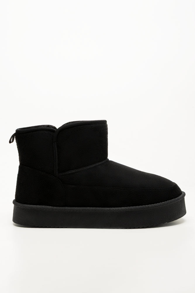 Comfy Ankle Boots Black