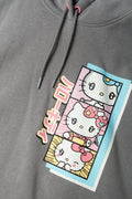 Hello Kitty Oversized Hoodie Grey (1)