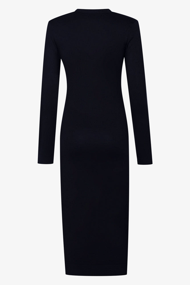 Bodycon Maxi Dress Black (1)