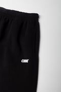 Cube Cuffed Jogger Trackpants Black (1)