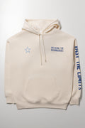 Oversized Printed Hoody Milk