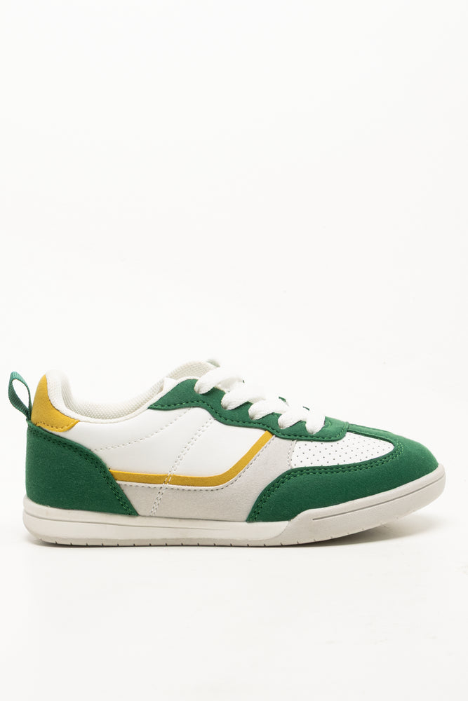Retro Sneakers White And Green (1)