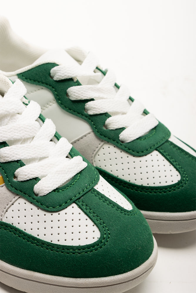 Retro Sneakers White And Green (2)