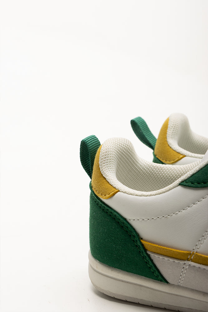 Retro Sneakers White And Green (3)
