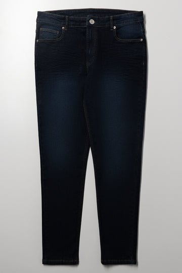 Super Skinny Denim Jeans Dark Blue
